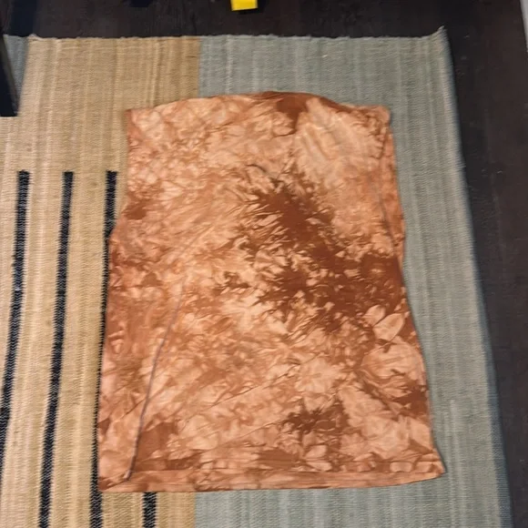 Hand Dyed and Printed Vintage Bald Eagle cut off tee - Picture 3 of 3